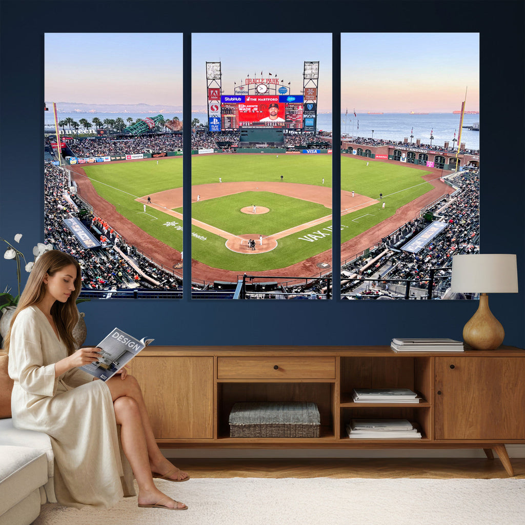 San Francisco Giants Baseball Team Print, Oracle Park