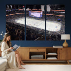 Amalie Arena Florida Wall Art Canvas Print, NHL Hockey, Framed and Ready to Hang