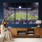 Brigham Young University Cougars Football Print Canvas