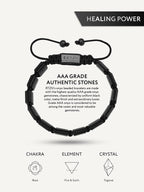 Black Onyx Beaded Bracelet - Havana