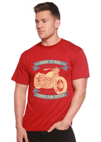 Born To Ride American Legend Men's Bamboo Viscose/Organic Cotton Short Sleeve Graphic T-Shirt
