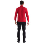 Mens Red Pullover Turtleneck Sweater