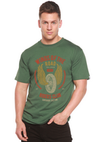 Wings Of The Road Spun Bamboo® Men's Bamboo Viscose/Organic Cotton Short Sleeve Graphic T-Shirt