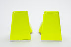 The Butterfly Block Heel Neon Yellow Patent Leather Sandal Final Sale!