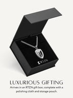 Black Onyx Shield Pendant Necklace