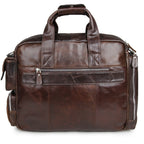 Flash Sale Vintage Leather Messenger Bag Mens Leather Briefcase