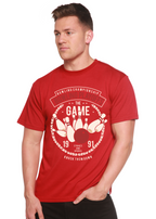 Bowling Playoffs Men's Bamboo Viscose/Organic Cotton Short Sleeve Graphic T-Shirt