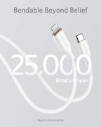 Anker <b>641</b> USB-C to Lightning Cable (Flow, 3 ft Silicone)