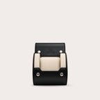 1 Watch Travel Case Vegan Leather Watch Roll (Jade Black - White Interior)
