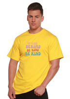 Be Kind Men's Bamboo Viscose/Organic Cotton Short Sleeve Graphic T-Shirt