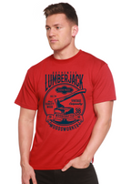 Authentic Lumberjack Men's Bamboo Viscose/Organic Cotton Short Sleeve Graphic T-Shirt