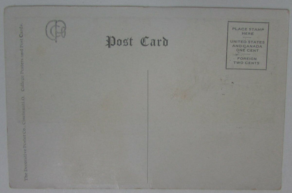 1908 End of First Half-No Score  M.L. Blumenthal Football Postcard 148864