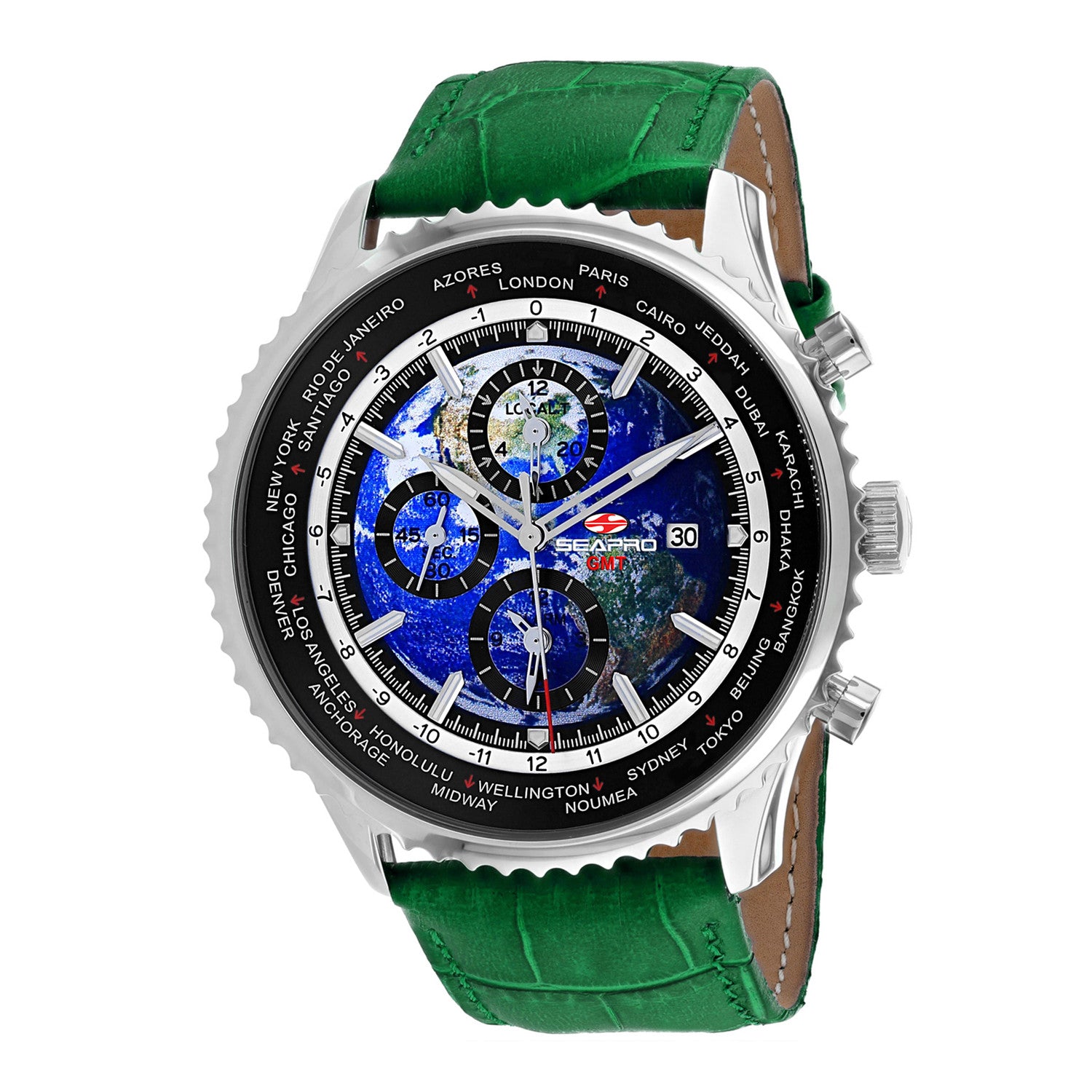Seapro Meridian World Timer GMT Quartz // SP7133