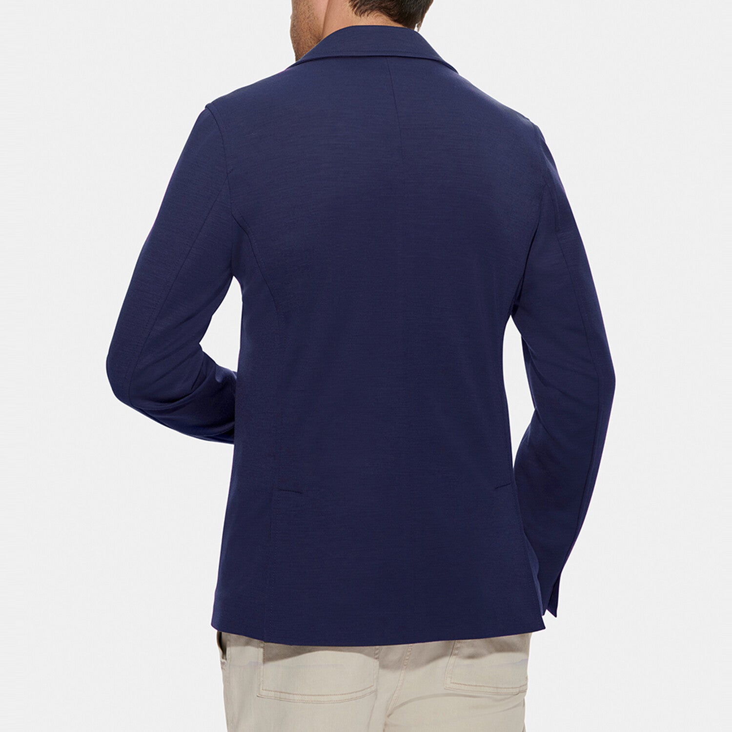 Lightweight Jersey Blazer // Medium Blue