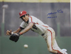 Manny Trillo Philadelphia Phillies Signed/Inscribed 11x14 Photo JSA 167291