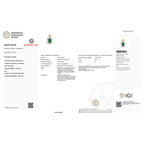 IGI Certified 2.37 Carat Genuine Zambian Emerald and White Diamond 14K Yellow & White Gold Pendant