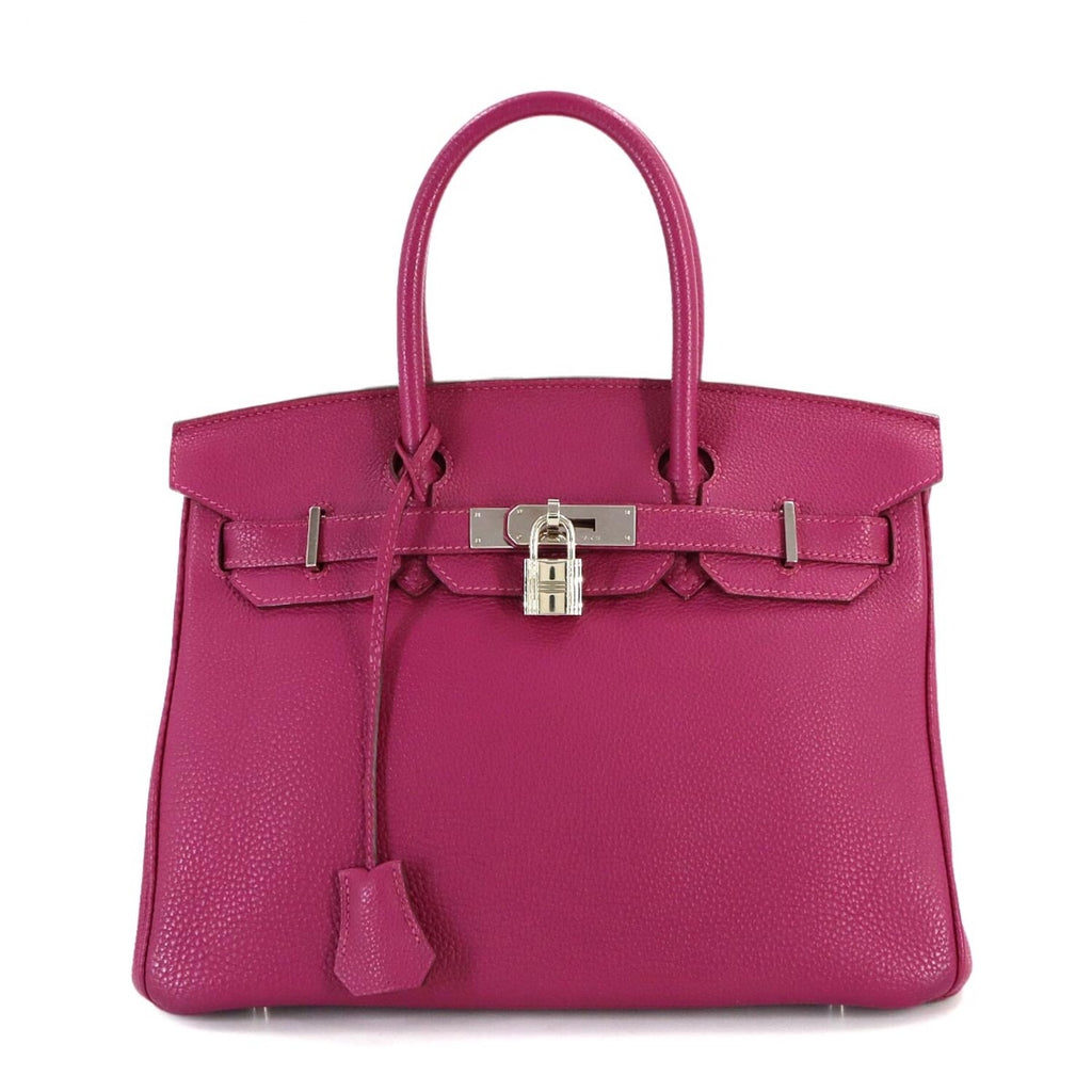 Hermès // Togo Leather Birkin 30 Handbag // Tosca + Silver // Pre-Owned