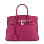 Hermès // Togo Leather Birkin 30 Handbag // Tosca + Silver // Pre-Owned