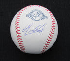 Eduardo Nunez Signed/Auto Yankees 100th OML Baseball JSA 186683