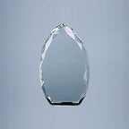 Optic Glass Trophy Point in Clear Color (4.25 in. L x 1.5 in. W x 7 in. H)