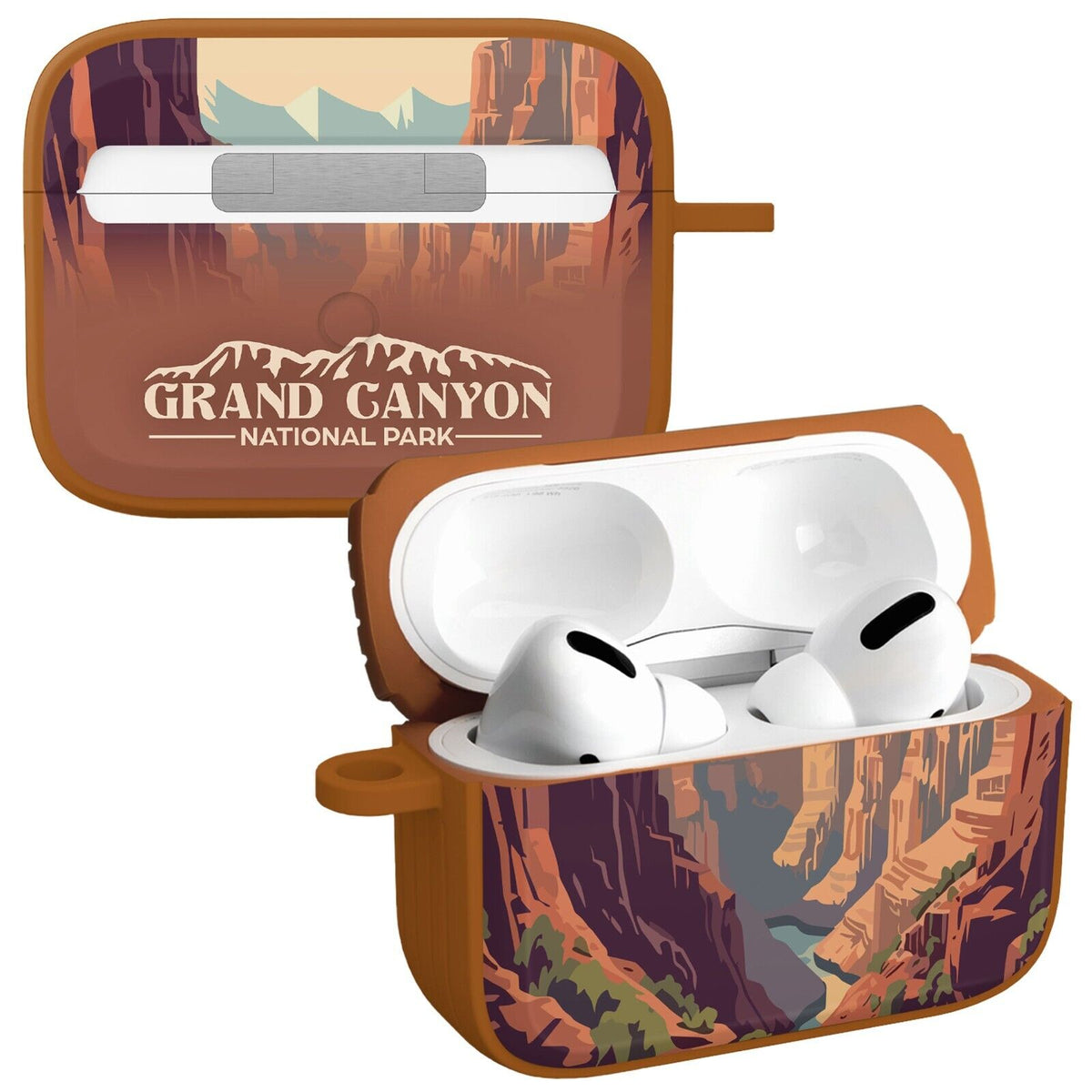 National Parks Grand Canyon HDX Apple Airpods Pro 1 & 2 Case Cover