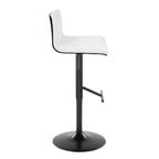 Mason - Contemporary Adjustable Barstool With Swivel (Set of 2)