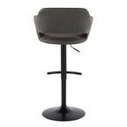 Margarite - Contemporary Adjustable Barstool With Swivel (Set of 2)
