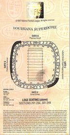 January 20, 1997 Super Bowl XXXL Ticket Stub Packers vs. Patriots 179657