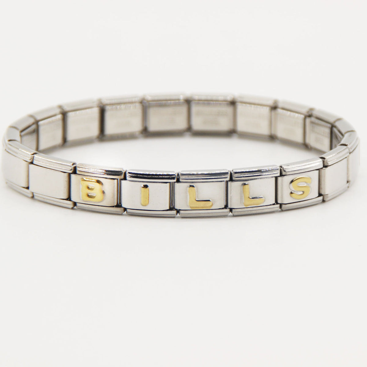Buffalo Bills Italian Charm Bracelet – Perfect Fan Gift for Birthday, Christmas, Valentine’s Day & Game Day