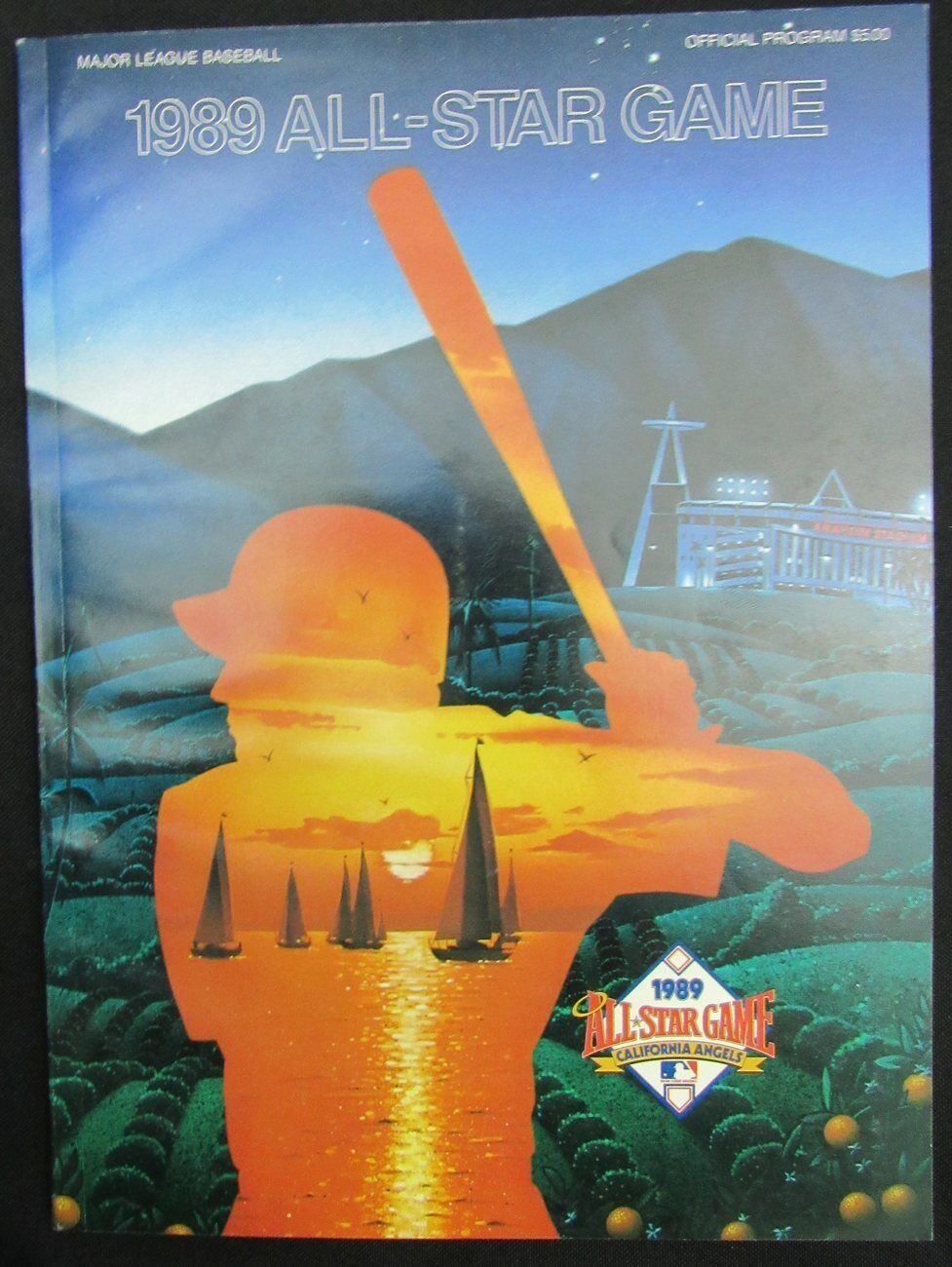 1989 MLB All Star Game Program Unscored @ Anaheim Ripken/Gwynn/Boggs