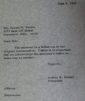 1965 Letters To and From Art Modell about Jim Brown Picture Lawsuit 145103