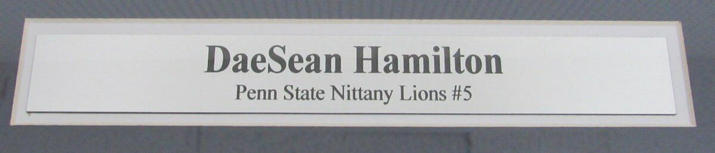DaeSean Hamilton Penn State/PSU Signed 11x14 Photo Framed Inscribed JSA 135431