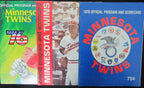Lot of 3 Minnesota Twins 1976/1977/1979 Official Programs Gene Mauch 153966