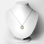 1.70 Carat Genuine Peridot .925 Sterling Silver Pendant