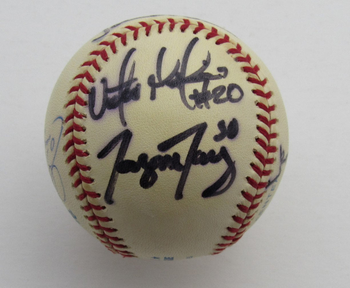 Cleveland Indians Team Autographed by 8 Players OAL Baseball 180625