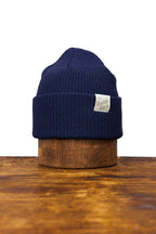 Navy Upcycled Cotton Watchcap