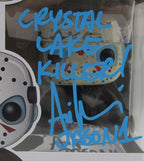 Ari Lehman Signed/Insc Funko Pop! #01 "Friday the 13th" Signed Blue JSA 190717