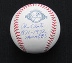 Al Closter Signed/Auto Yankees 100th OML Baseball JSA Inscr 186750