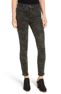 STS Blue Women s Ellie Camouflage-Print Ankle Skinny Jeans Green Size 29