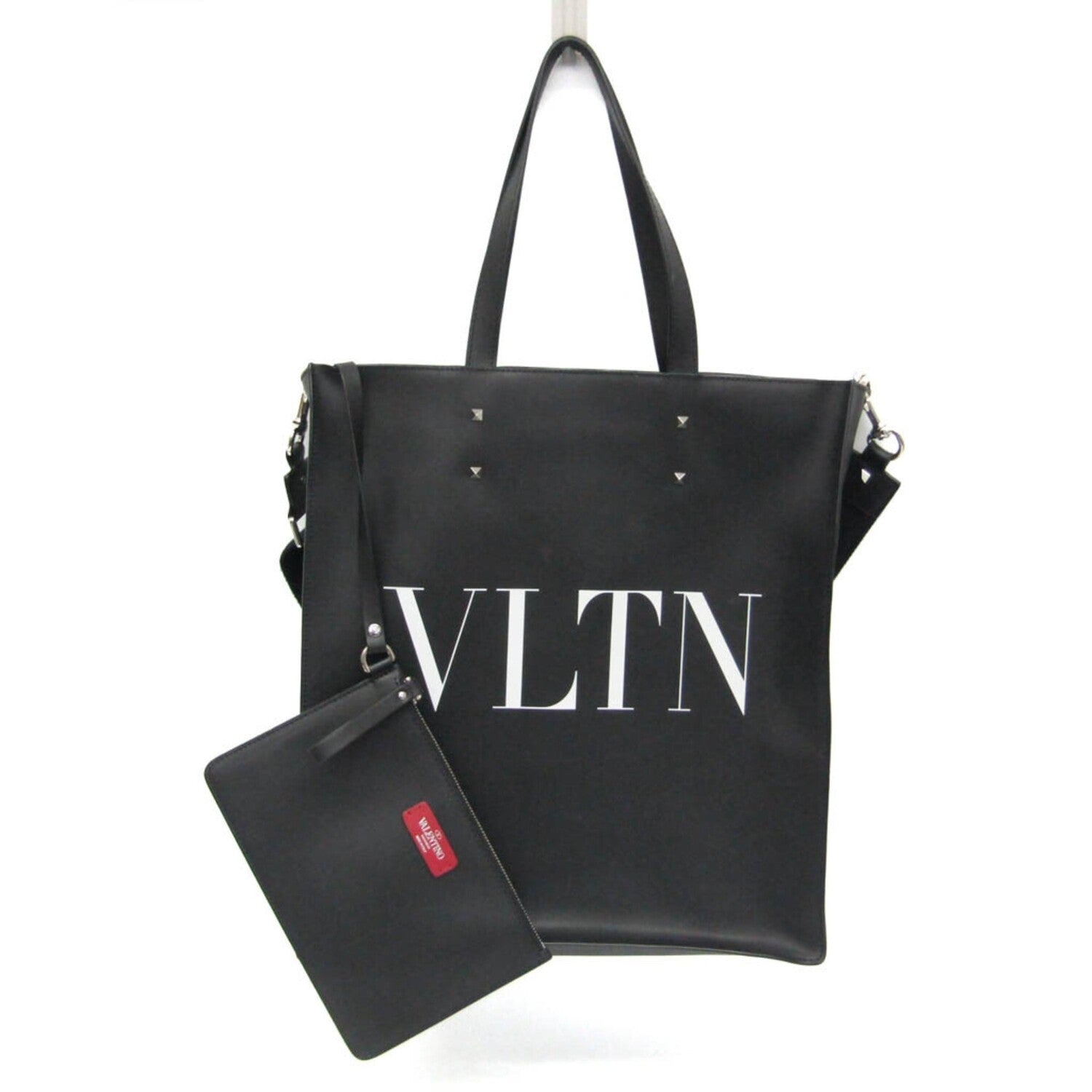 Valentino Garavani // Leather VLTN Tote // Black // Pre-Owned