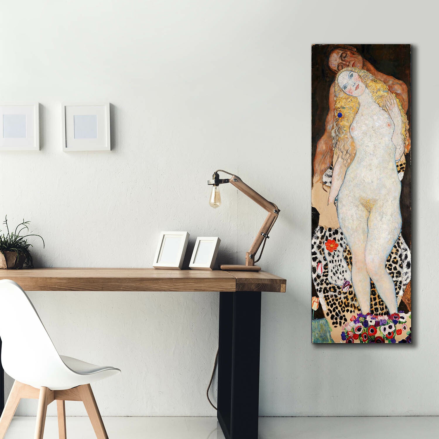 Adam and Eve by Gustav Klimt