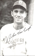 Johnny Van Cuyk Dodgers d. 2010 Signed/Autographed 3x5  Photo 179286
