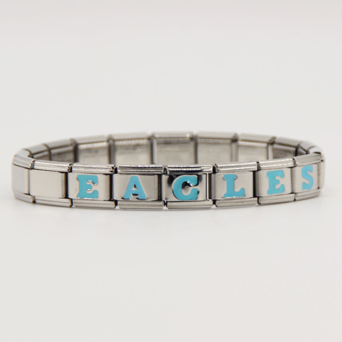 GO BIRDS  Italian Charm Bracelet -Game Day & Special Gift for Eagles Fans