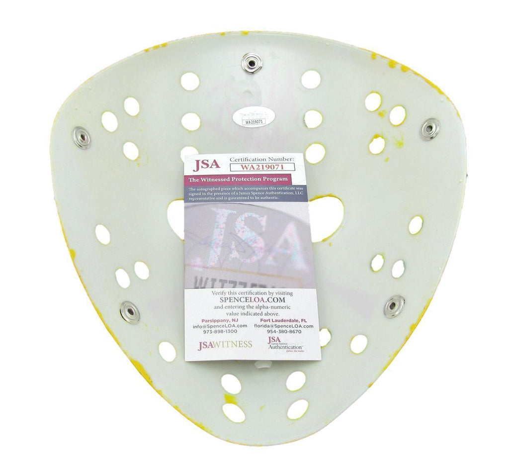 Ari Lehman Autographed/Inscribed "JASON 1" Yellow Mask "Friday the 13th" JSA