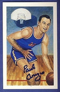 1992 Center Court PAUL ARIZIN Signed HOF Postcard