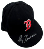 Jimmy Piersall Signed New Era Fitted Baseball Hat Boston Red Sox Fleer 188013