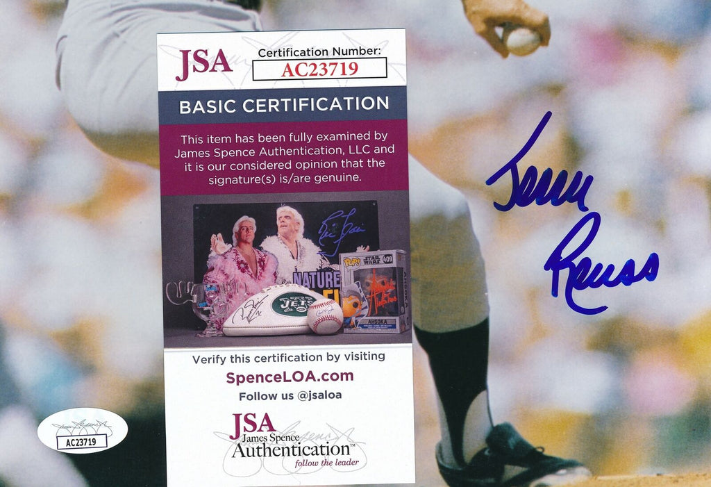 Jerry Reuss Autographed 8x10 Photo Chicago White Sox JSA