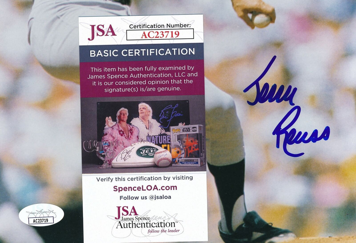 Jerry Reuss Autographed 8x10 Photo Chicago White Sox JSA