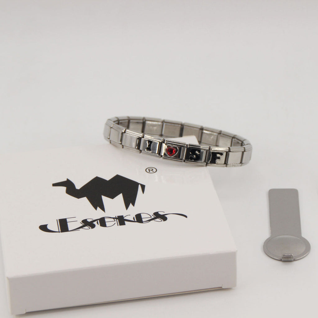 San Francisco 49ers Italian Charm Bracelet – Sports Fan Gift for Holiday, Birthday & Game Day