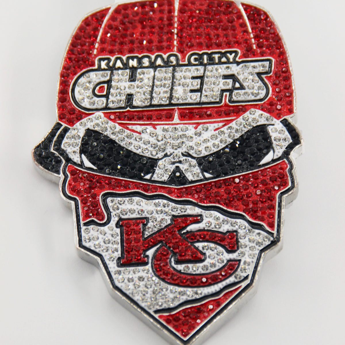 Newest Sports Team Logo Bandit Skull  Pendant Necklace – Iced Out Hip Hop Jewelry for True Fans